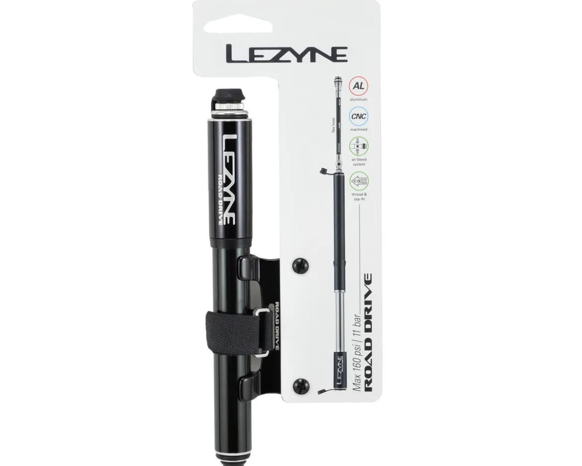 Lezyne Road Drive Mini Pump (Black) (S)