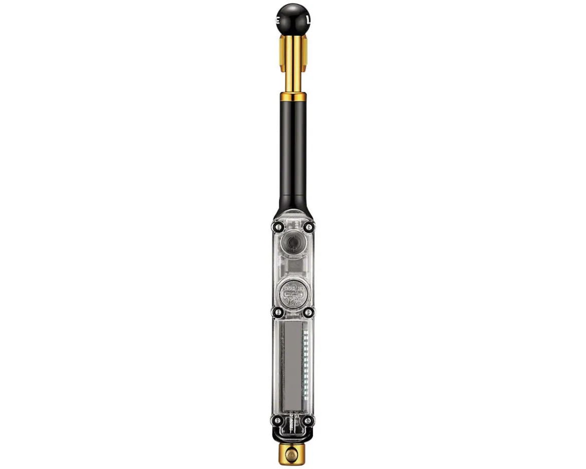 Lezyne Shock Drive Digital Suspension Pump (Black/Gold) (350 PSI)
