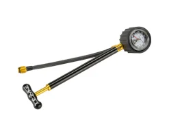 Lezyne Shock Drive Suspension Pump (Black/Gold) (400 PSI)