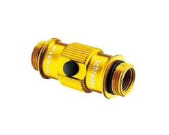 Lezyne Standard ABS Flip Chuck (Gold) (Fits Presta and Schrader Valves)