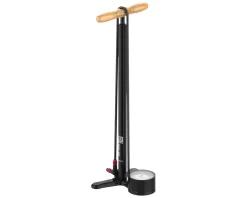 Lezyne Steel Floor Drive Pump (Satin Black) (ABS-1 Pro Chuck) (Presta/Schrader Valve Compatible)