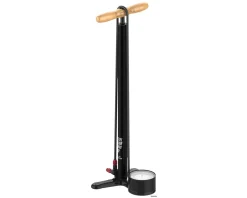Lezyne Steel HV Floor Drive 3.5 Pump (Flat Black) (Presta/Schrader Valve Compatible)