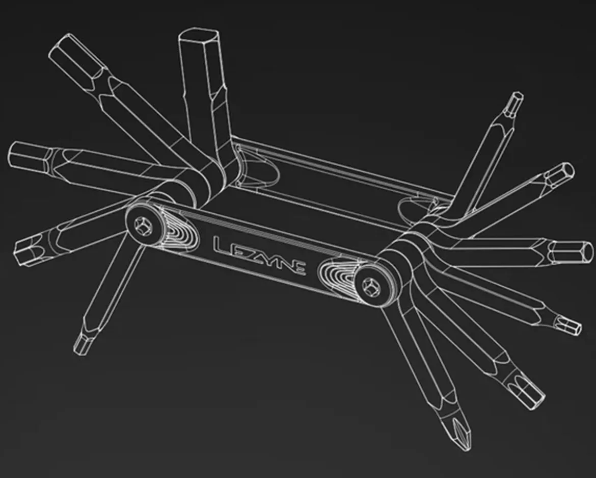 Lezyne SV Pro Multi-Tool (Grey) (11 Tools)
