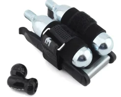 Lezyne Twin Kit CO2 Inflator & Tire Repair Kit (Black) (w/ 16g Cartridges)