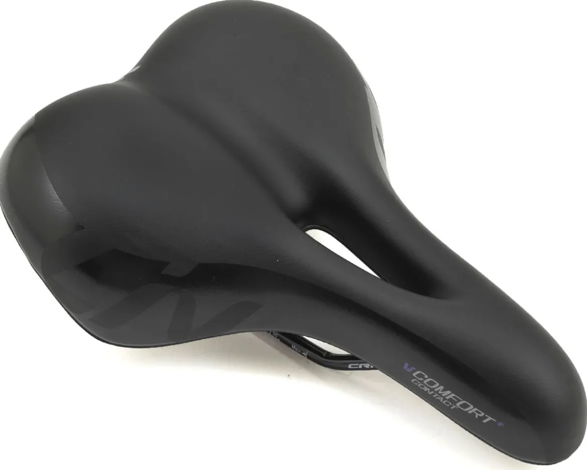 Liv Contact Comfort+ Women's Saddle (Black) (Chromoly Rails)