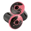 Lizard Skins Handlebar Plugs (Neon Pink) (Pair)