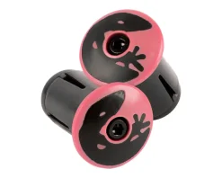 Lizard Skins Handlebar Plugs (Neon Pink) (Pair)
