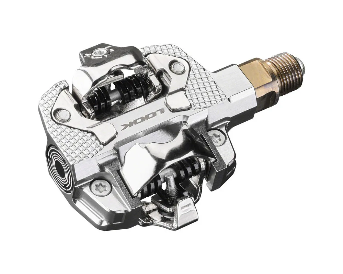 Look X-TRACK Power Dual Pedals (Silver) (Dual Side Power)