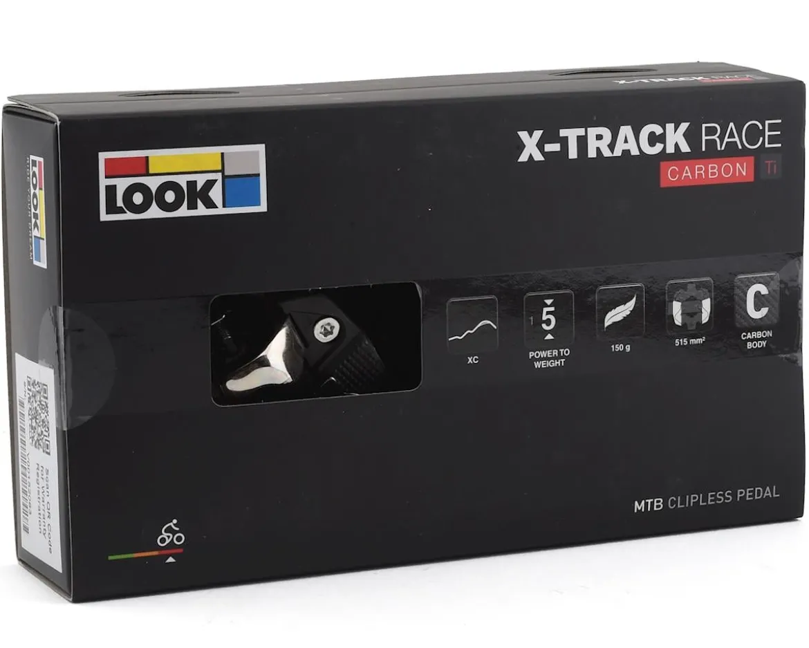 Look X-Track Race Carbon Ti Pedals (Black)