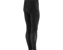 Louis Garneau Men's Solano Chamois Tights (Black) (S) (w/ Chamois)