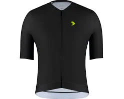 Louis Garneau Speed Evo Short Sleeve Jersey (Black/Lime) (S)