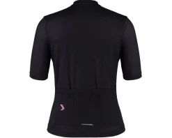 Louis Garneau Women's Classic Eco Short Sleeve Jersey (Black/Antic Pink) (L)