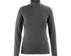 Louis Garneau Women's Edge 2 Long Sleeve Jersey (Asphalt) (XS)