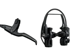Magura HS11 Linear Pull Brake & Lever (Black) (Front or Rear) (4-Finger Lever)