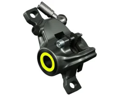 Magura MT8 SL Disc Brake Caliper (Grey/Red/Yellow) (Front or Rear) (Post Mount) (2-Piston)