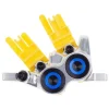 Magura MT Trail SL Disc Brake Caliper (Chrome/Blue) (Front) (Post Mount) (4-Piston)