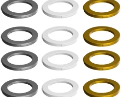Magura 4-Piston Caliper Colored Cover Kit for One Caliper (White, Gold, Silver)