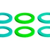 Magura 2-Piston Caliper Colored Cover Kit for One Caliper (Neon Green, Cyan, Mint)