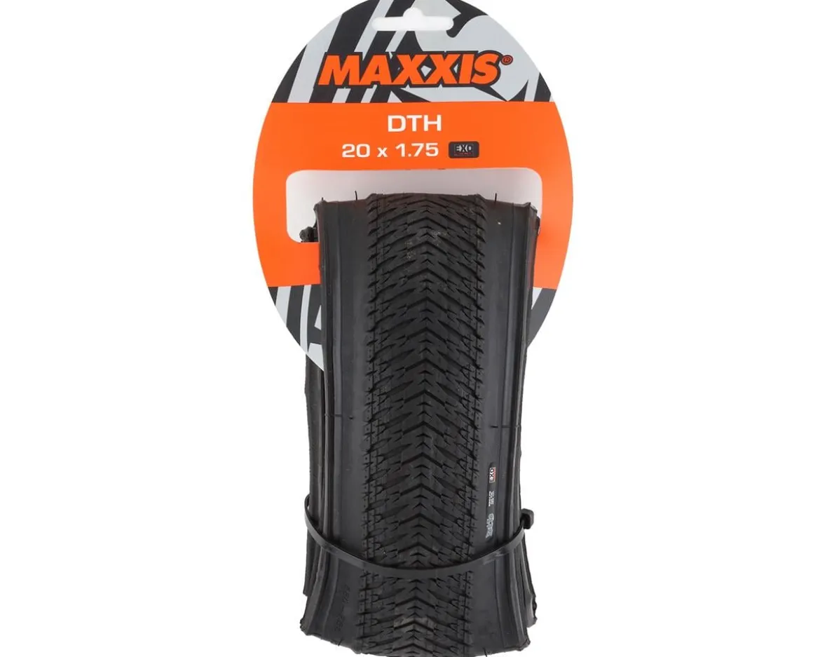 Maxxis DTH BMX Tire (Black) (20") (1.75") (406 ISO) (Folding) (Dual/EXO)