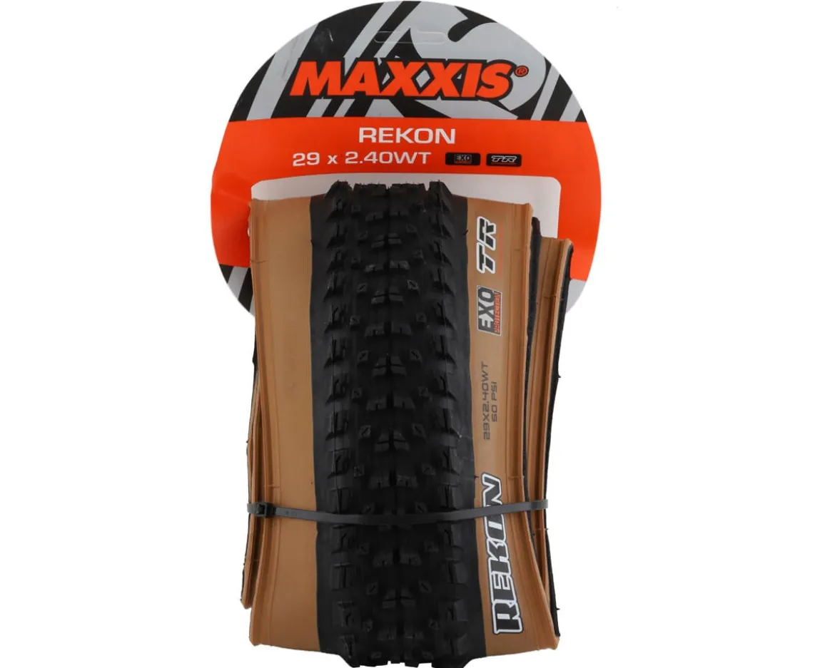 Maxxis Rekon Tubeless Mountain Tire (Tan Sidewall) (29") (2.4") (Dual/EXO)