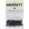 Merritt 14G Alloy Nipples (Black) (Bag of 40)