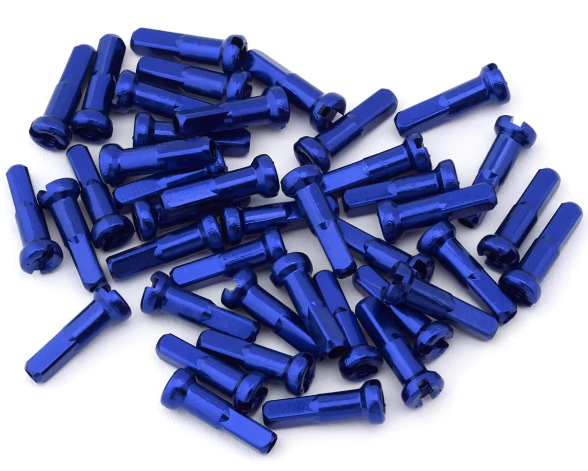 Merritt 14G Alloy Nipples (Blue) (Bag of 40)