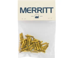 Merritt 14G Alloy Nipples (Bright Gold) (Bag of 40)