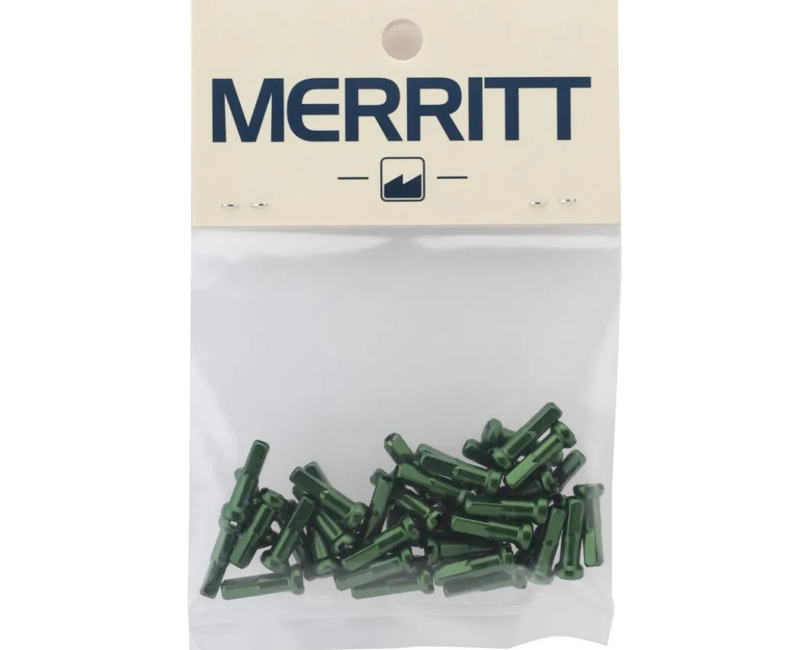 Merritt 14G Alloy Nipples (Green) (Bag of 40)