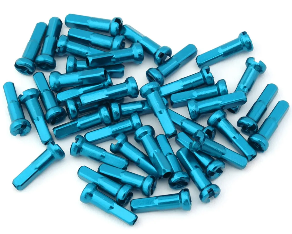 Merritt 14G Alloy Nipples (Light Blue) (Bag of 40)