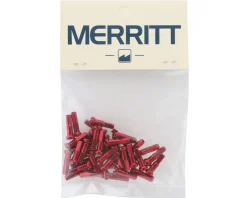 Merritt 14G Alloy Nipples (Red) (Bag of 40)