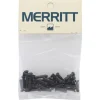 Merritt 14G Brass Nipples (Black) (Bag of 40)