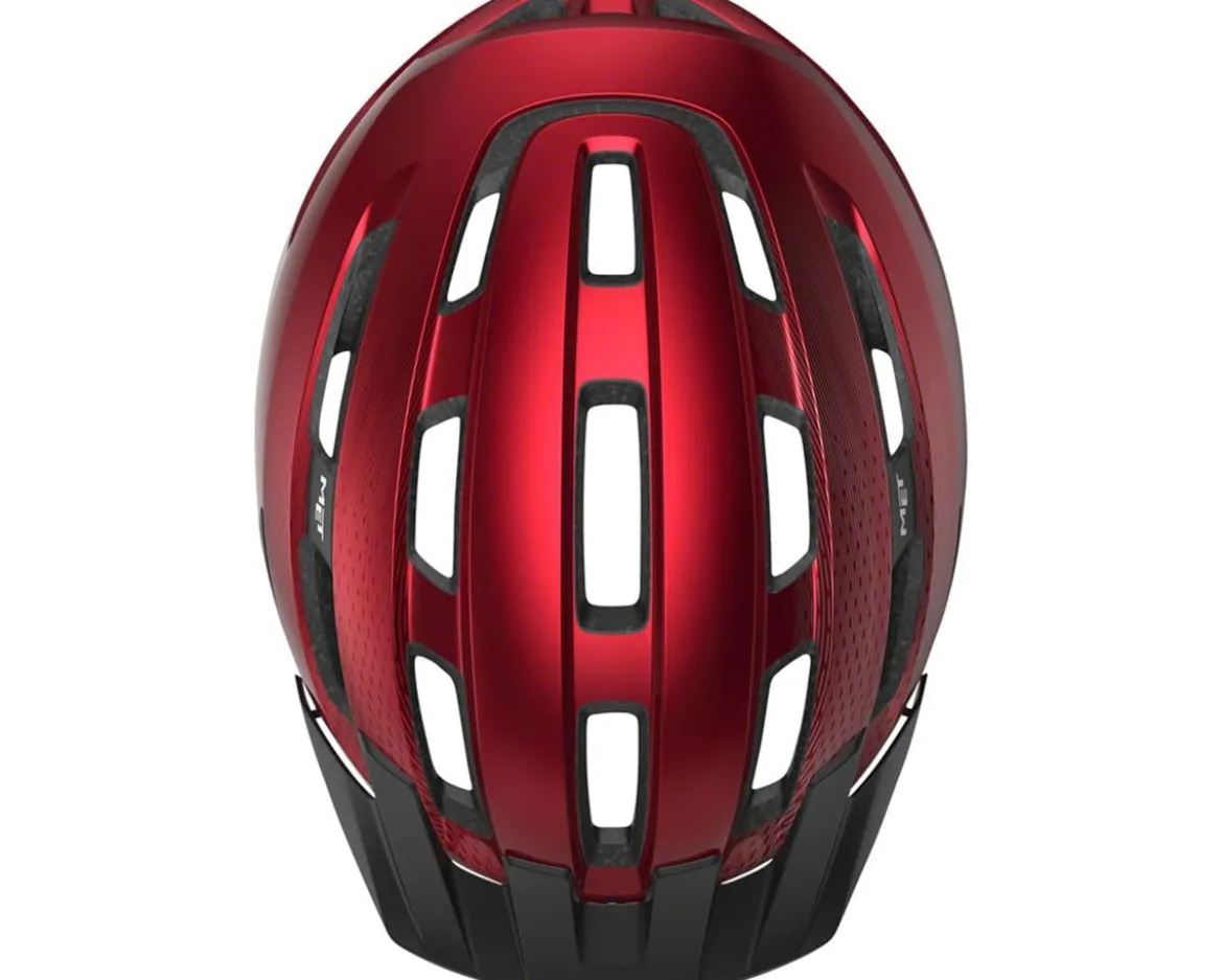 Met Downtown MIPS Helmet (Gloss Red) (M/L)