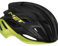 Met Estro MIPS Helmet (Gloss Black/Lime Yellow Metallic) (S)