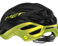 Met Estro MIPS Helmet (Gloss Black/Lime Yellow Metallic) (S)