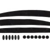 Met Miles/Downtown Helmet Comfort Padding Set (Black)