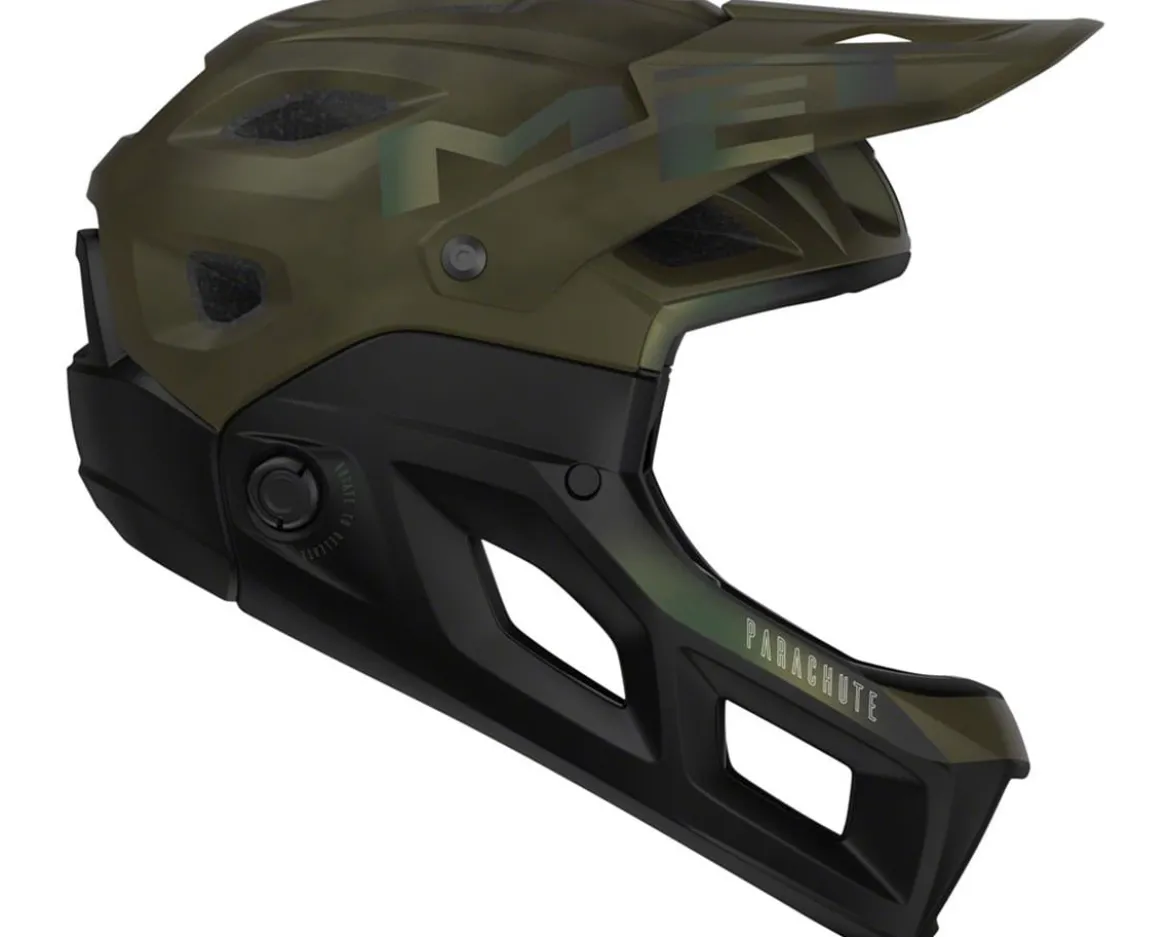 Met Parachute MCR MIPS Helmet (Matte Kiwi Iridescent) (L) (Convertible)