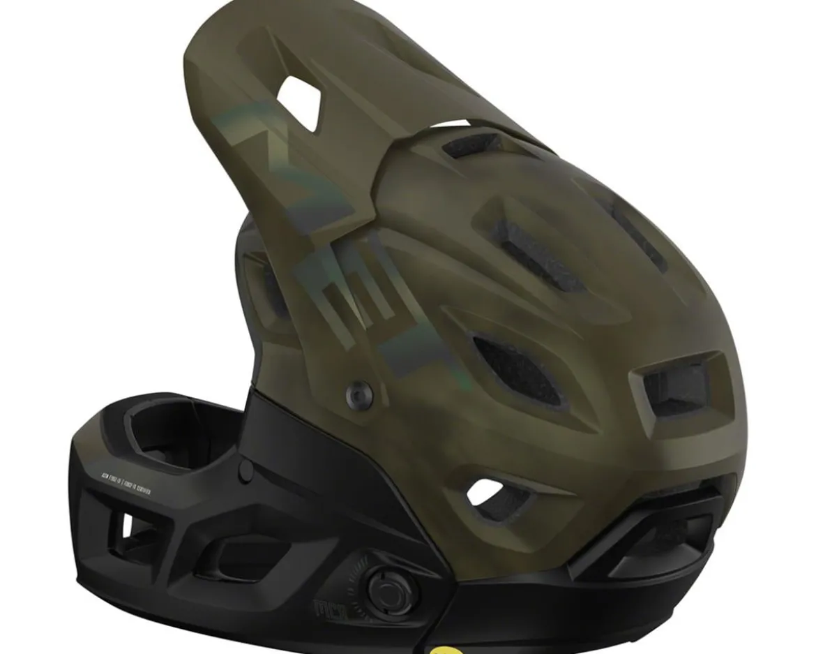 Met Parachute MCR MIPS Helmet (Matte Kiwi Iridescent) (L) (Convertible)