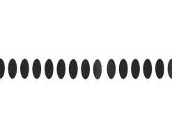 Met Velcro Elliptic Stickers (Pack of 15)