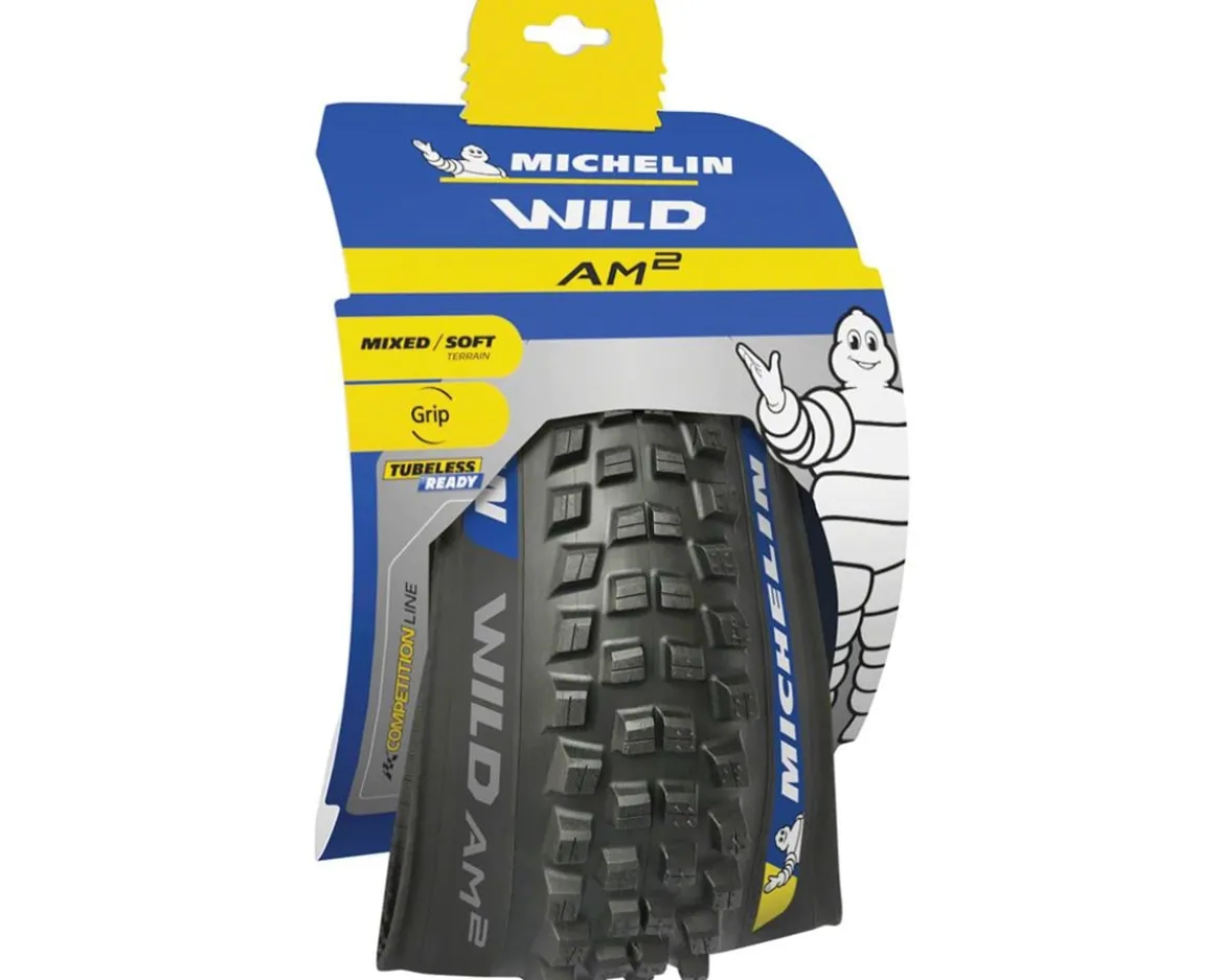 Michelin Wild AM2 Competition Tubeless Mountain Tire (Black) (29") (2.4") (Folding) (GUM-X/GravityShield)