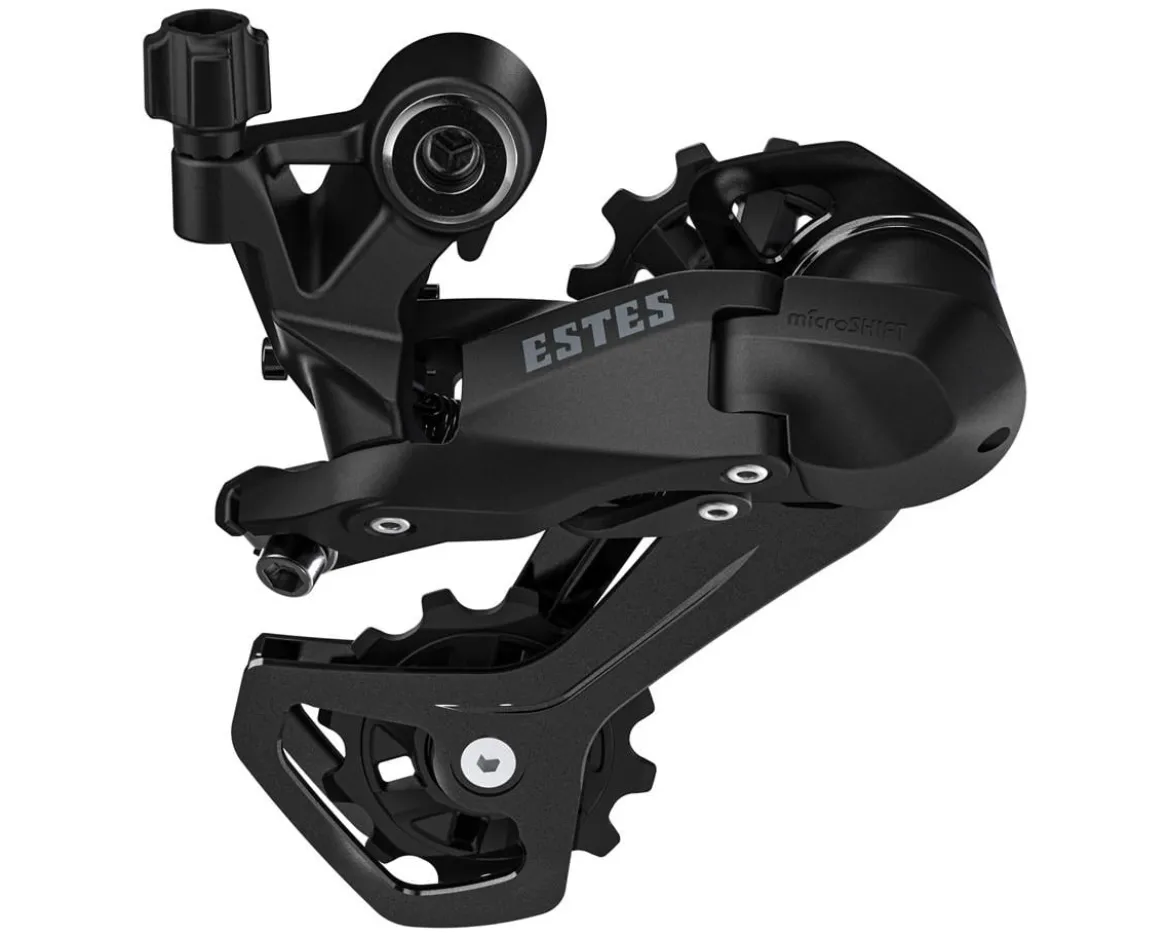 Microshift Estes Rear Derailleur (Black) (6/7/8/9 Speed) (Medium Cage) (For 1x)