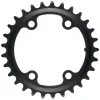 Microshift Sword/Sword Black Chainrings (Black) (9/10 Speed) (Inner) (29T) (80/110mm Asymmetic BCD)