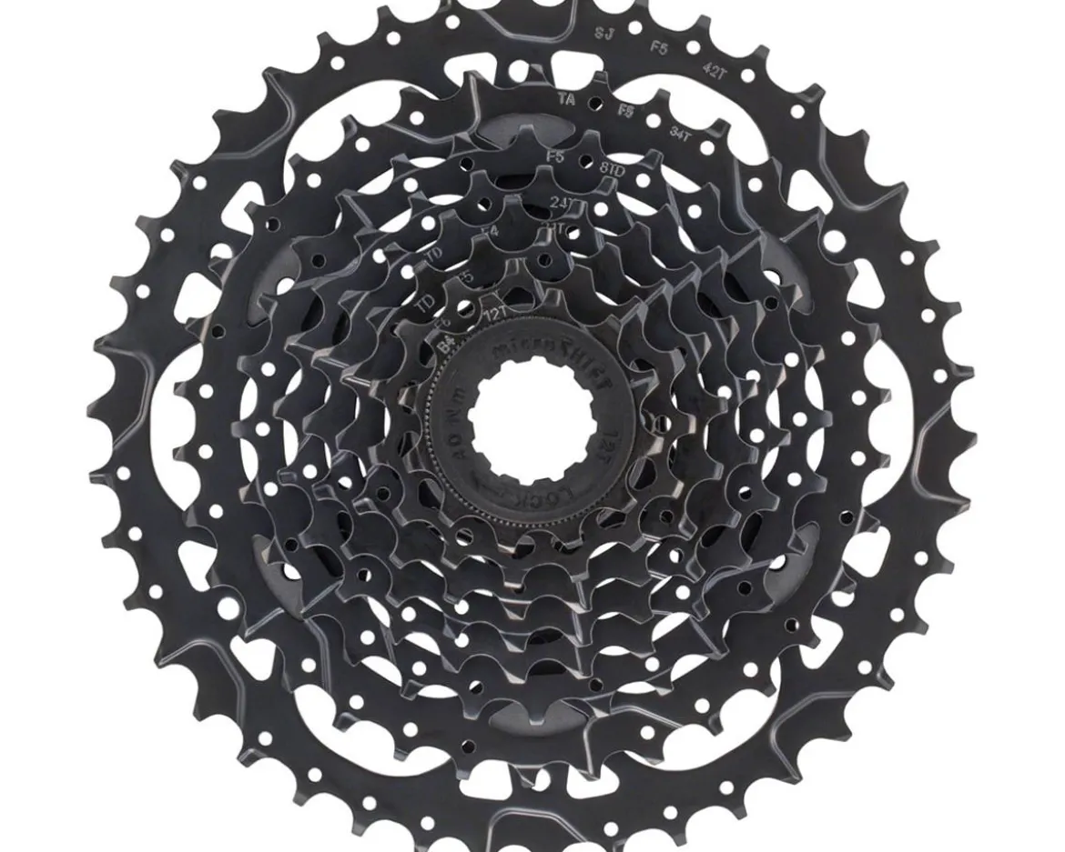 Microshift Acolyte Cassette (Black) (8 Speed) (Shimano HG) (12-42T)