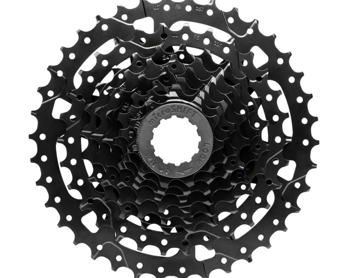 Microshift Acolyte Super Short Cassette (Black) (8 Speed) (Shimano HG) (11-38T)