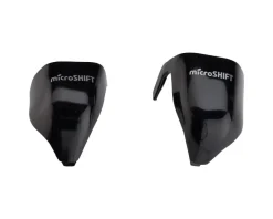 Microshift External Routing Drop Bar Lever Caps (Black) (Pair)