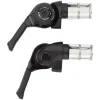 Microshift Mountain Bar End Shifter Set (Black) (Pair) (2/3 x 10 Speed) (Shimano Compatible)