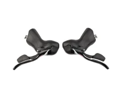 Microshift R10 Drop Bar Brake/Shift Levers (Black) (Standard Reach) (Pair) (2 x 10 Speed) (Shimano Compatible)