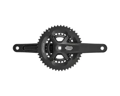 Microshift Sword Black 2x Wide Crankset (Black) (2 x 9-Speed) (Square Taper) (165mm) (46/29T)