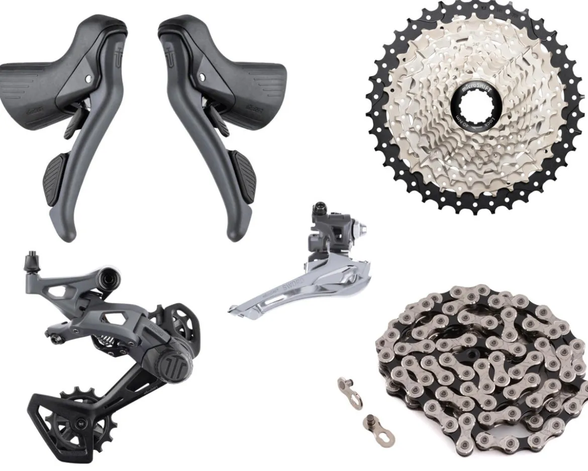 Microshift Sword 2x Gravel Groupset (Black) (2 x 10 Speed)