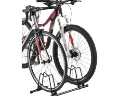 Minoura DS-151 Connect Rack Hoop Stand (Black) (For Road or Mountain Bikes)