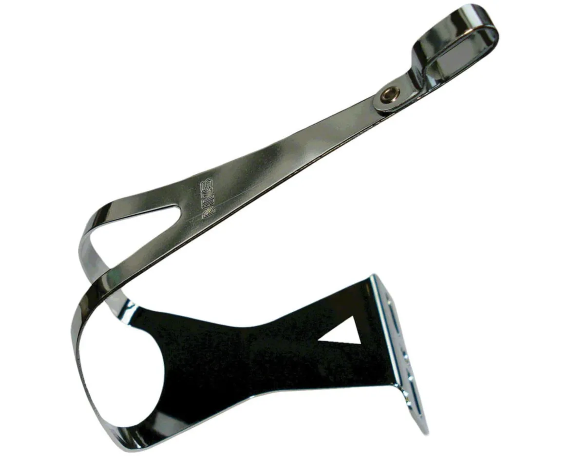 MKS Deep Steel Toe Clips (Chrome) (Pair) (L)